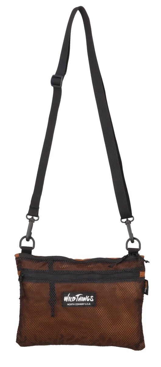 ワイルドシングス「ライト ショルダー ポーチ L」￥4,400／H26×W19×D1㎝