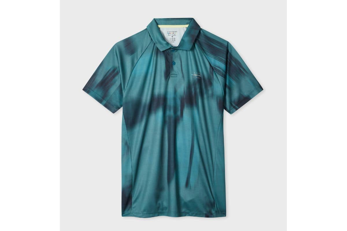 Paul Smith ＋ Castore「パフォーマンス プリントポロシャツ」￥17,600