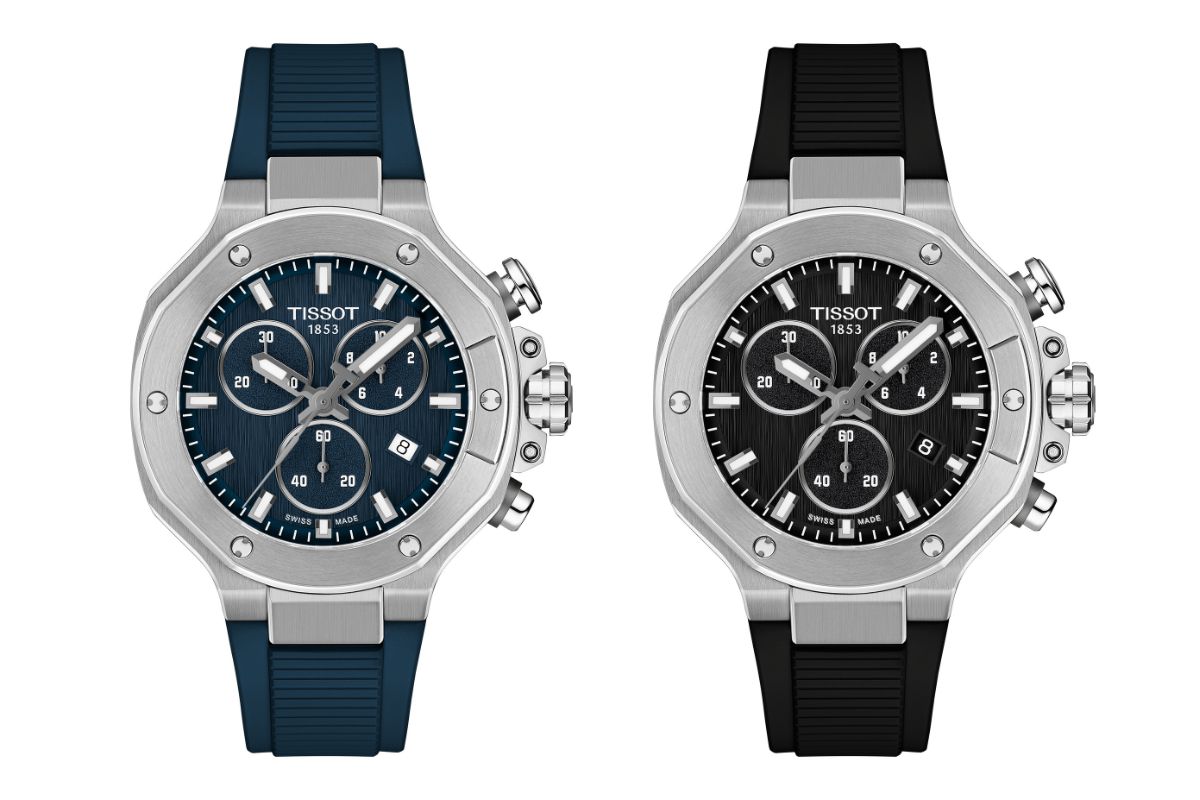 ティソ「ティソ T-レース クォーツクロノグラフ」各￥87,450／クォーツ／38㎜径／10気圧防水