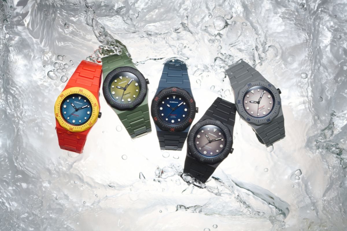 【5週連続リリースラッシュ!】D1ミラノの新作第4弾は初お披露目「ポリカーボン」のダイバーズ風スポーティデザイン