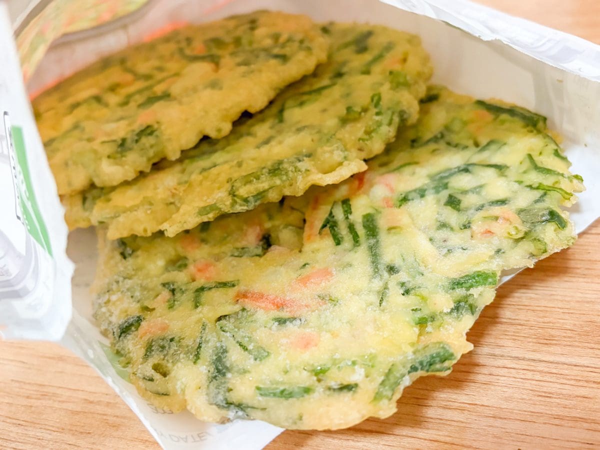 「チヂミ」は3枚も入っていて、このお値段はかなりのお得感