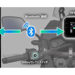 バイク（ディスプレイ）とスマートフォンを繋げ、充実したバイクライドを実現する先進機能のHonda RoadSyncにも対応