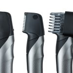 2種類のアタッチメントによっても剃り方をアレンジできる