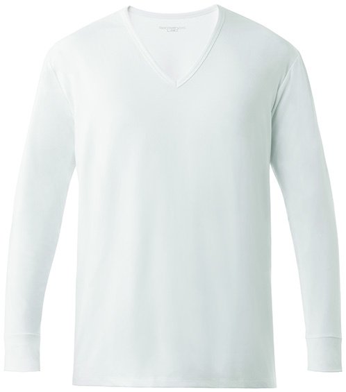 Recoverypro Lab. 疲労回復インナー メンズ（Vネック） 長袖 価格：￥4,950（税込）