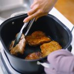 3 焼く 具材がくっつきにくい！