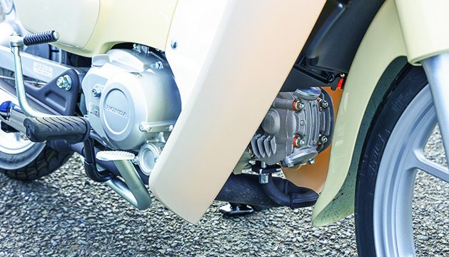 ホンダ スーパーカブ110 ライト　「力強さと扱いやすさが向上」