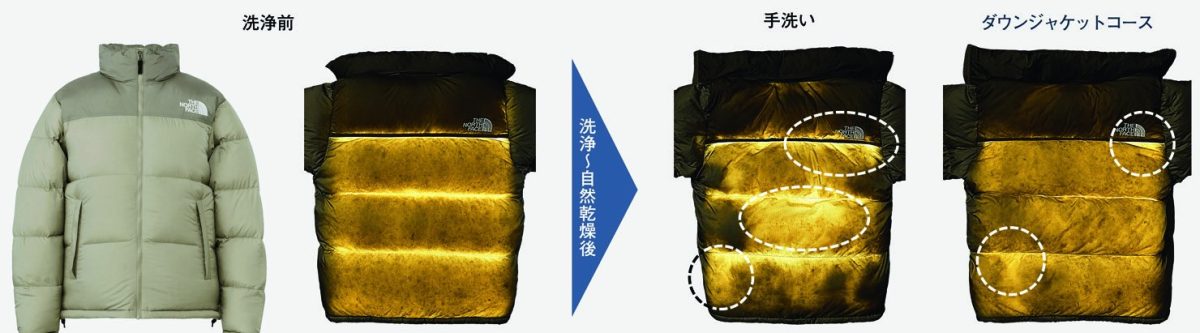 パナソニック ななめドラム洗濯乾燥機 NA-LX129EL　「手入れが難しいイメージのダウンジャケットもたたんで洗濯機に入れるだけ！」