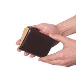 ガンゾ コードバン L字ファスナー二つ折財布