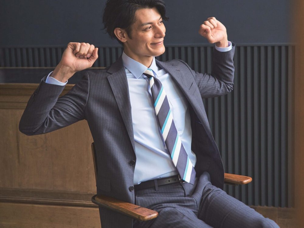 パーソンズ 肩くるしくないスーツPMF010-43