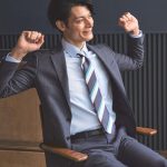 パーソンズ　肩くるしくないスーツPMF010-43