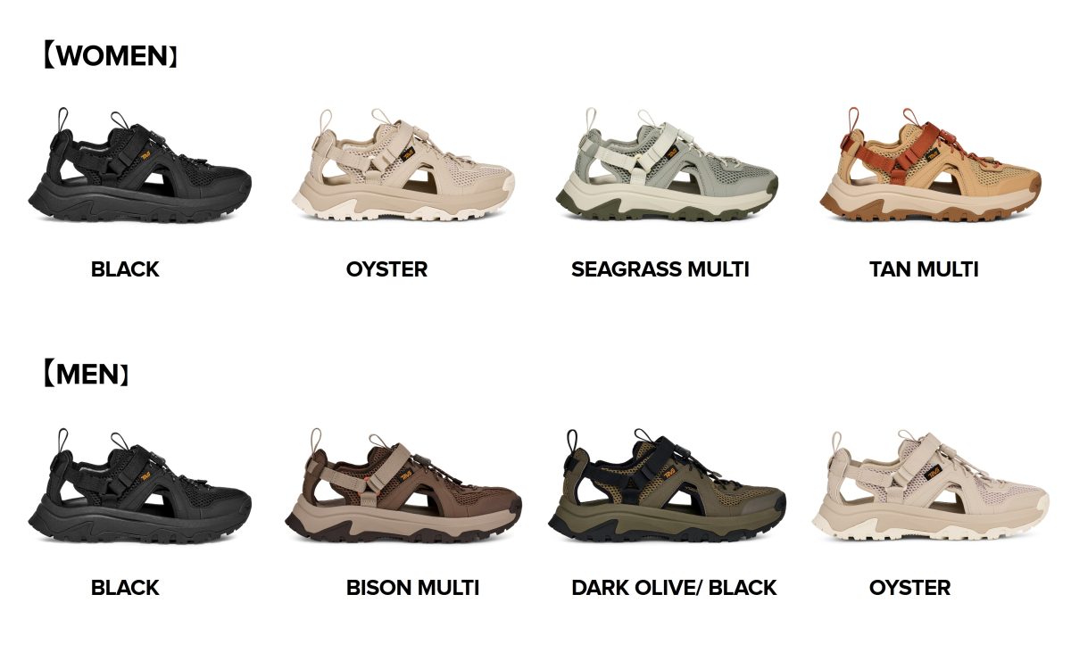 Teva「ハリケーン XLT3 CT」￥16,500／WOMEN 4色展開、MEN 4色展開