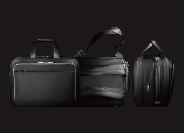 2017年｜EVL-3.0 通勤シーンでのリュックユーザー増加を受け、リュックを拡充。アシンメトリーハンドルや3Dショルダーパッド、PC収納機能をさらに進化