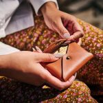 ポケット・ウォレット BROWN W7×H9.5×D2cm ￥4,620