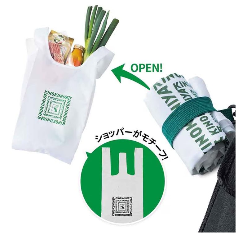 モノマックス2026年5月号 特別付録は「紀ノ国屋　お財布ショルダーバッグ＆エコバッグ2点セット」！ エコバッグはおなじみの紀ノ国屋のショッパーがモチーフ