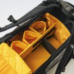 カメラ専用収納室。ディバイダーは固定式で機材の偏りが発生しない