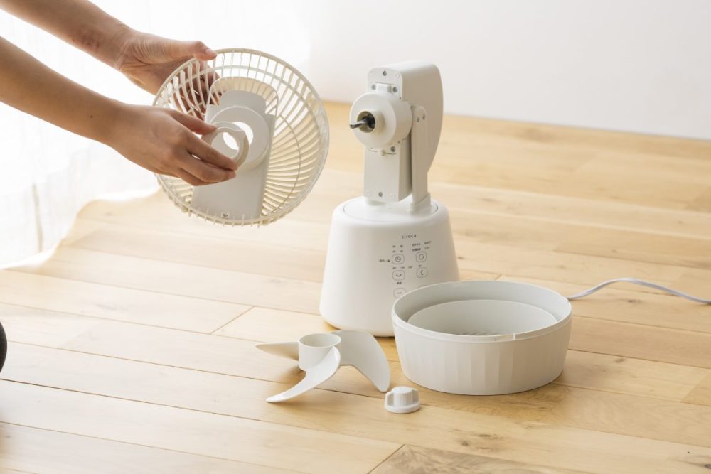 工具不要でパーツがサッと外せてお手入れ簡単