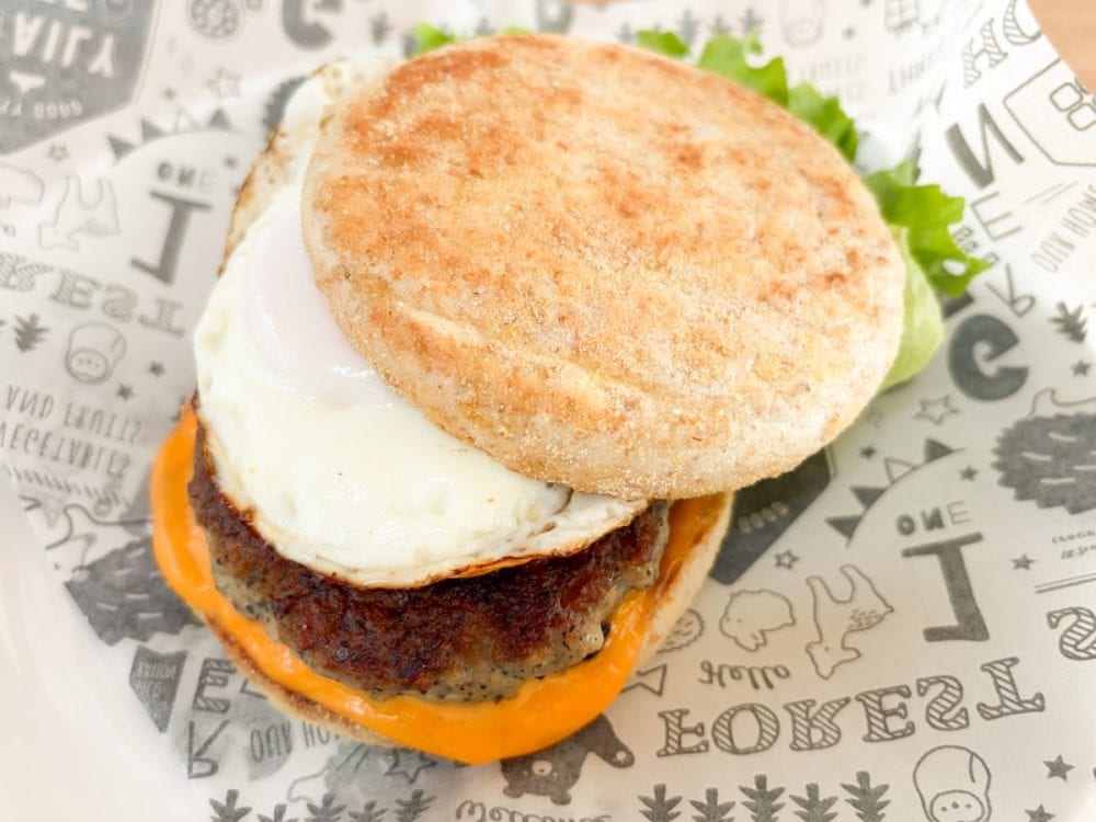 「ハーブ入り」は、マックのソーセージエッグマフィンのような味に仕上がるんです