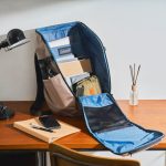 大きな資料がたっぷり入って、PCとタブレットをダブルで収納！