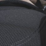 背面メッシュで 蒸れを防止！