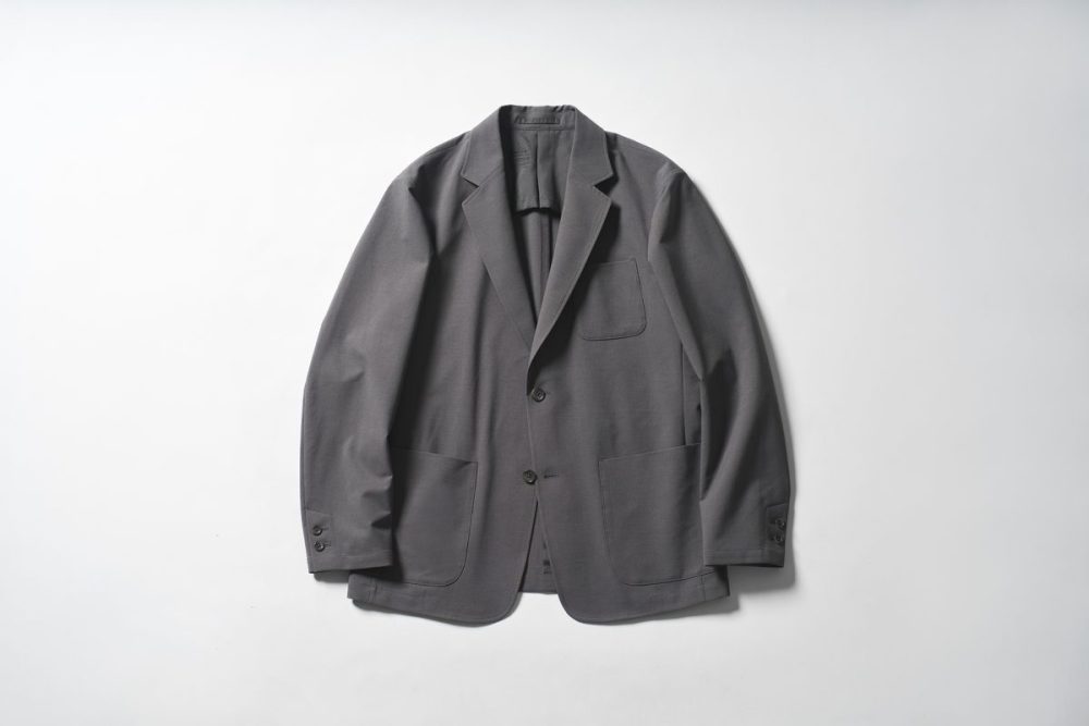 紳士　撥水ストレッチジャケット チャコールグレー ￥7,990