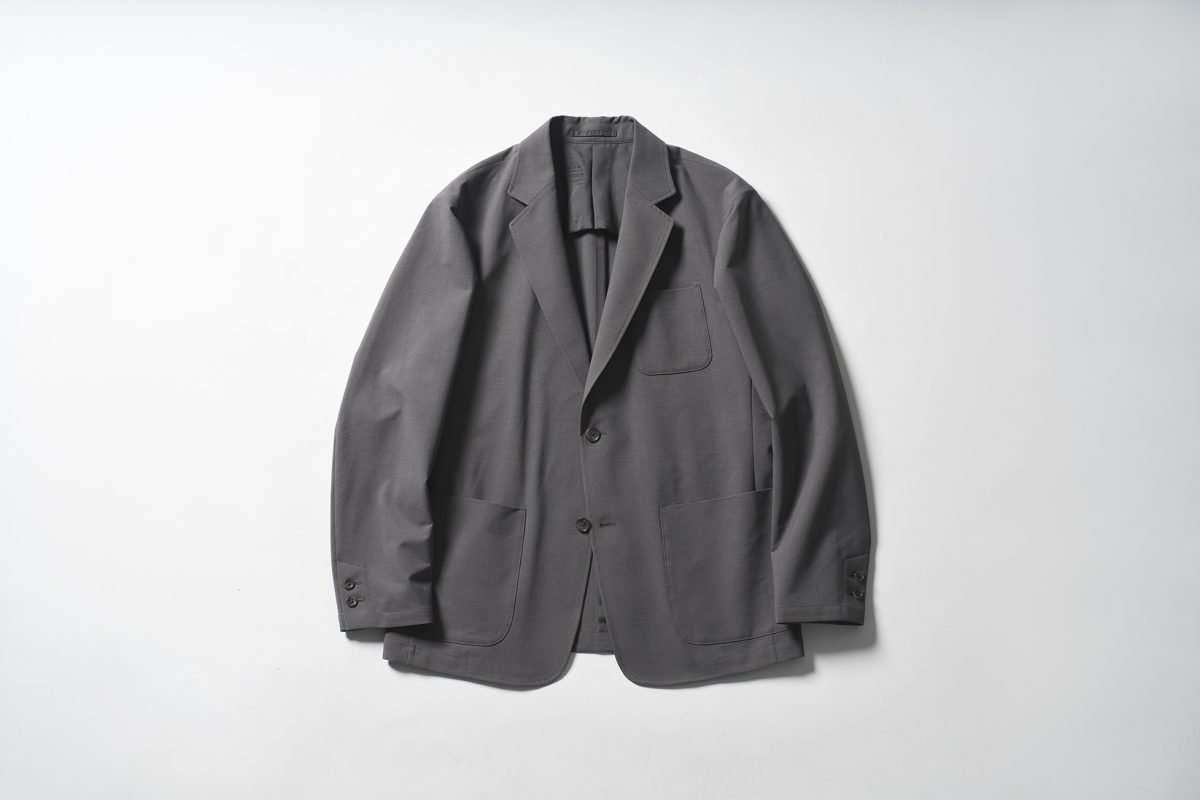 紳士 撥水ストレッチジャケット チャコールグレー ¥7,990