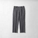 紳士　撥水ストレッチワンタックパンツ チャコールグレー ￥3,990