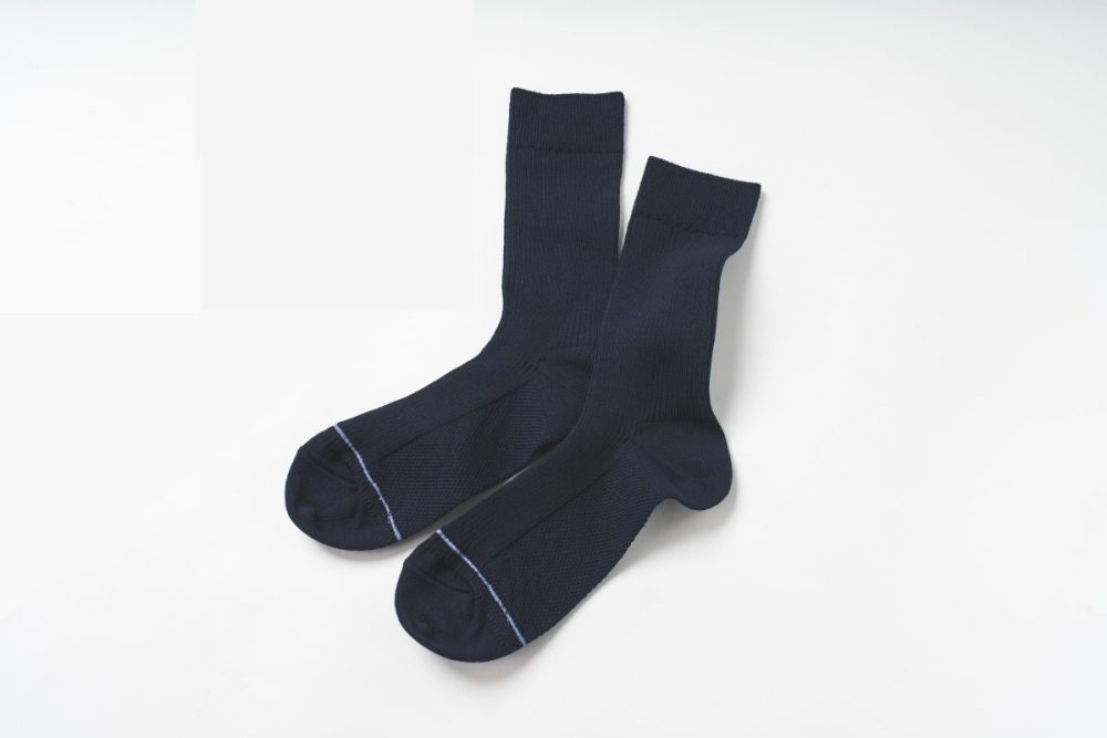 無印良品 足なり直角 さらっと綿靴下