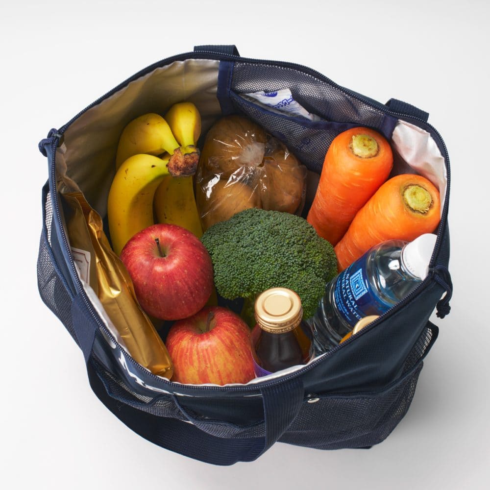 保冷機能も付いているので毎日のお買い物に大活躍