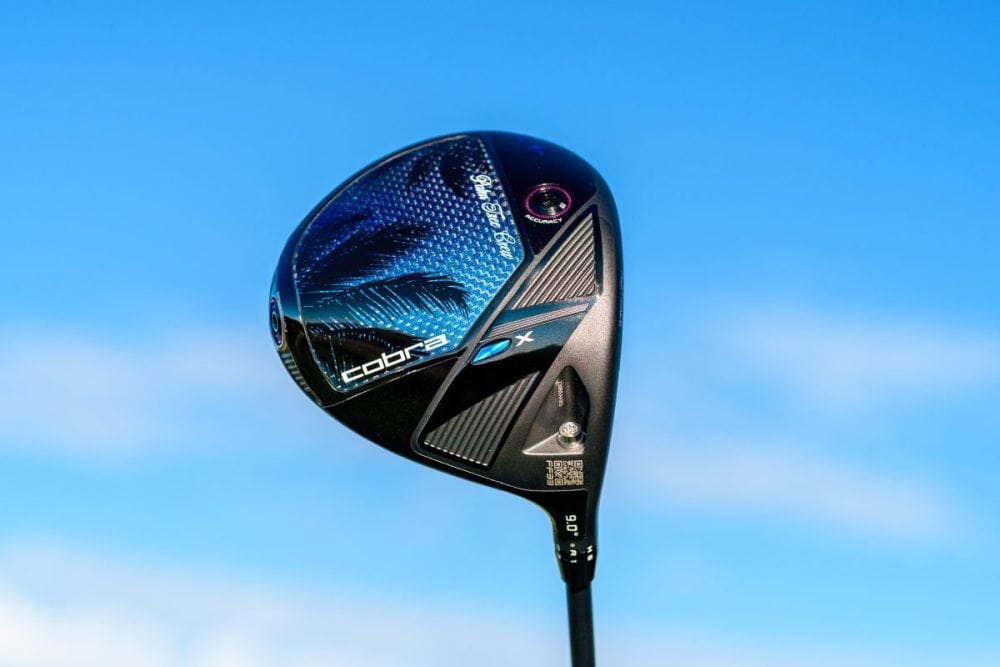 コブラ・プーマ・ゴルフ「パームツリークルー ドライバー」オープン価格／ヘッド：OPTM X（10.5度/9.0度）／シャフト：三菱ケミカル社製Tensei 1K Blue60（S-60g/R-58g）／グリップ：Super Stroke クロスラインブラックスタンダード60R／右のみ