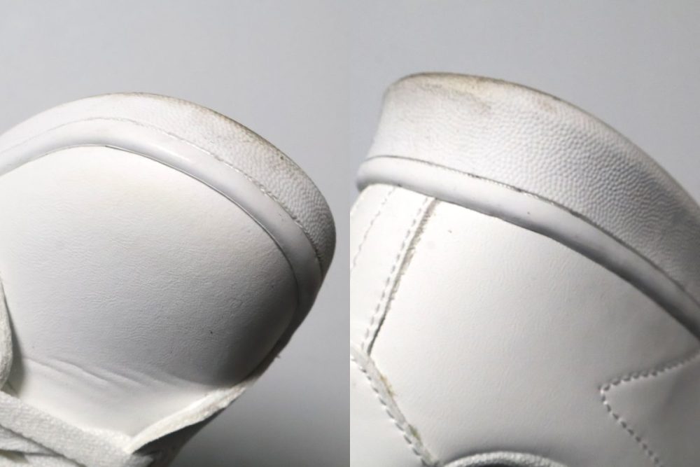 ソール部分の汚れは落ちにくい