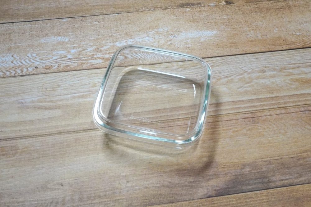 無印良品
蓋をしたままレンジで使える 耐熱ガラス容器 正方形／小
