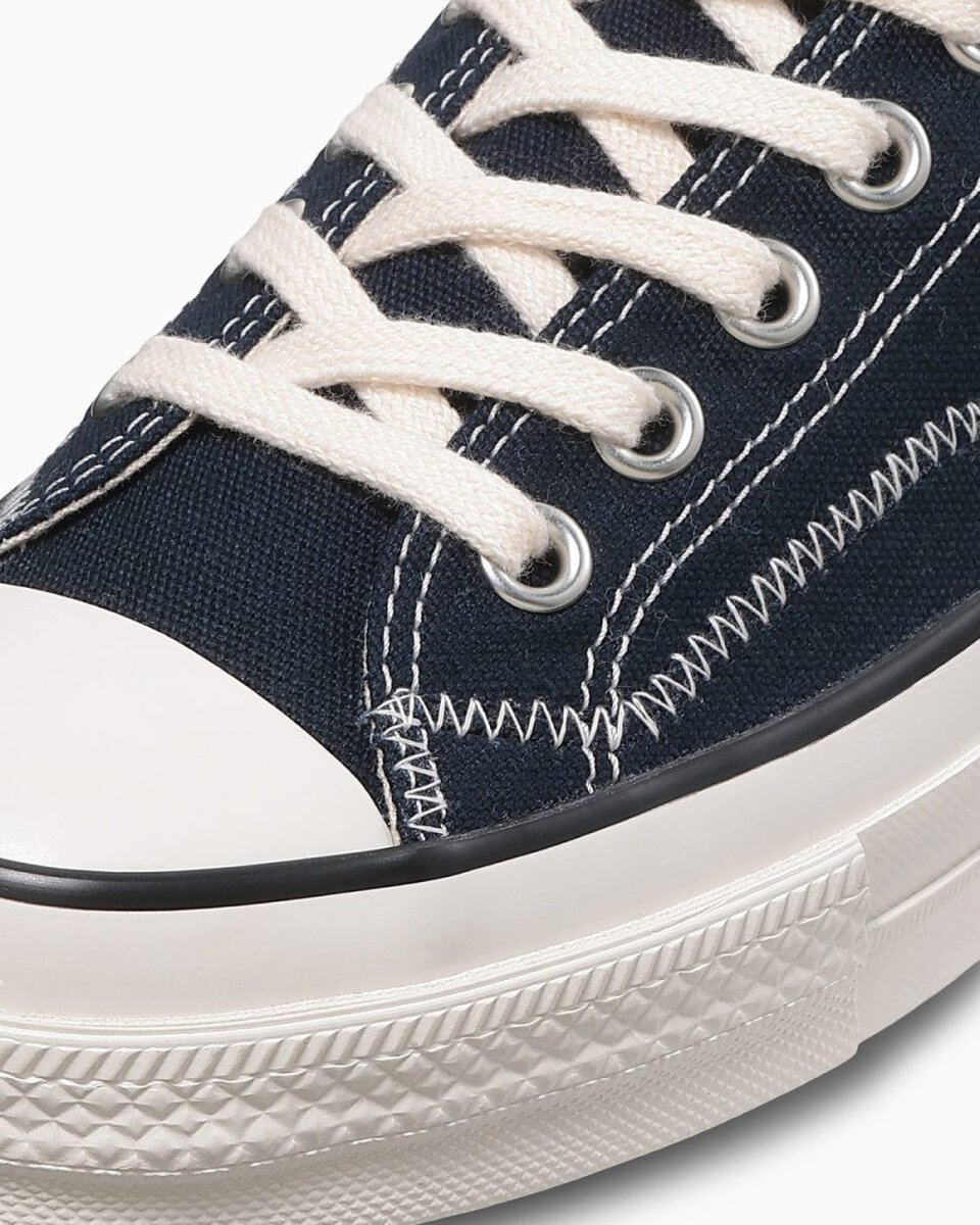 サイドステッチには、ヨットの帆などに用いられるジグザグステッチを採用