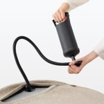 別売りのポンプで誰でも簡単にセッティング可能