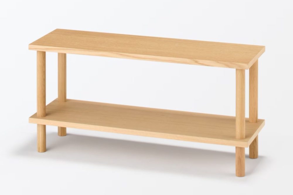 無印良品 手軽に組み立てられる 木製シェルフシリーズ（オーク）