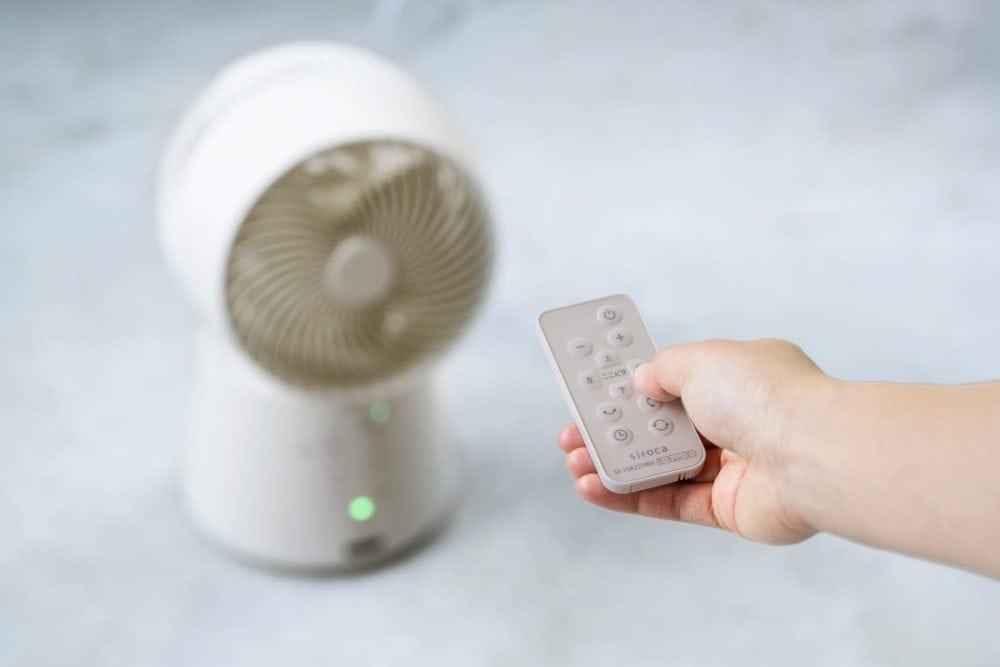 「ここピタ」機能で欲しいところに風を届ける