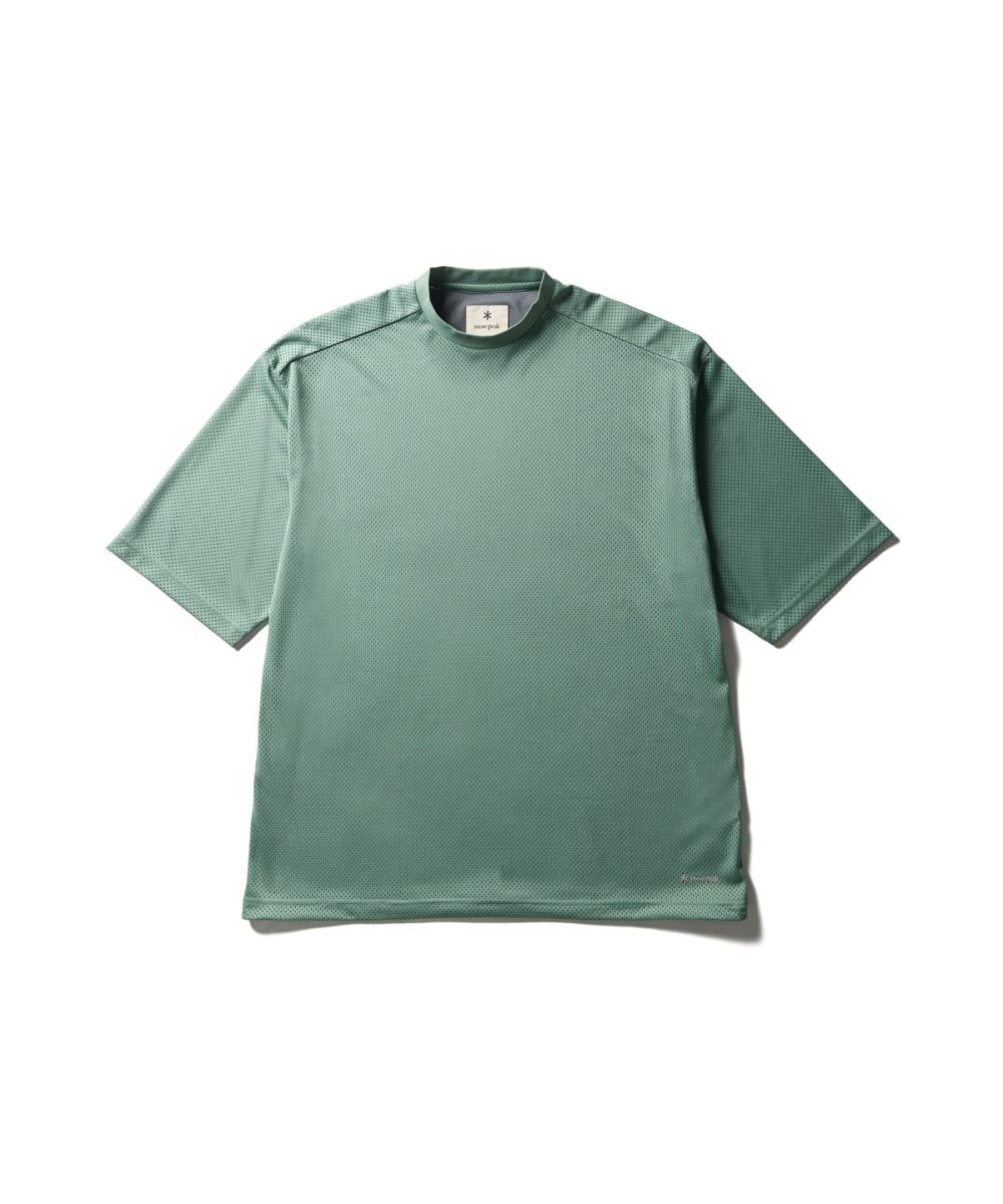 スノーピーク「インセクトシールド メッシュ Tシャツ」￥8,800