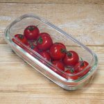 無印良品 蓋をしたままレンジで使える 耐熱ガラス容器 長方形／小