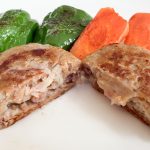 「ポテトイン」はローカロリーだからなのか、ちょっとパンチ力に欠ける気がするハンバーグ