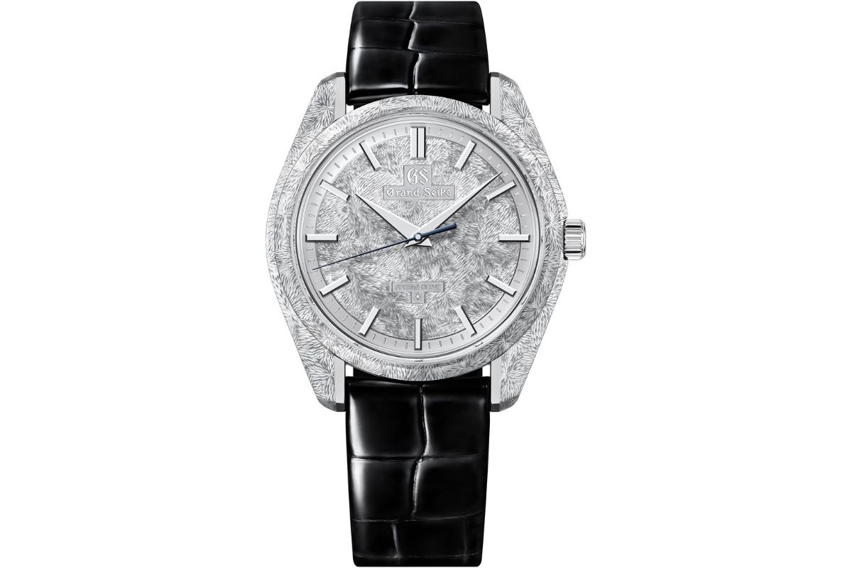 グランドセイコー「Masterpiece Collection 手巻スプリングドライブ 彫金 限定モデル」¥12,100,000/手巻/40.0㎜径/パワーリザーブは約84時間/クロコダイル/日常生活用防水(3気圧防水)/世界限定50本(うち国内30本)