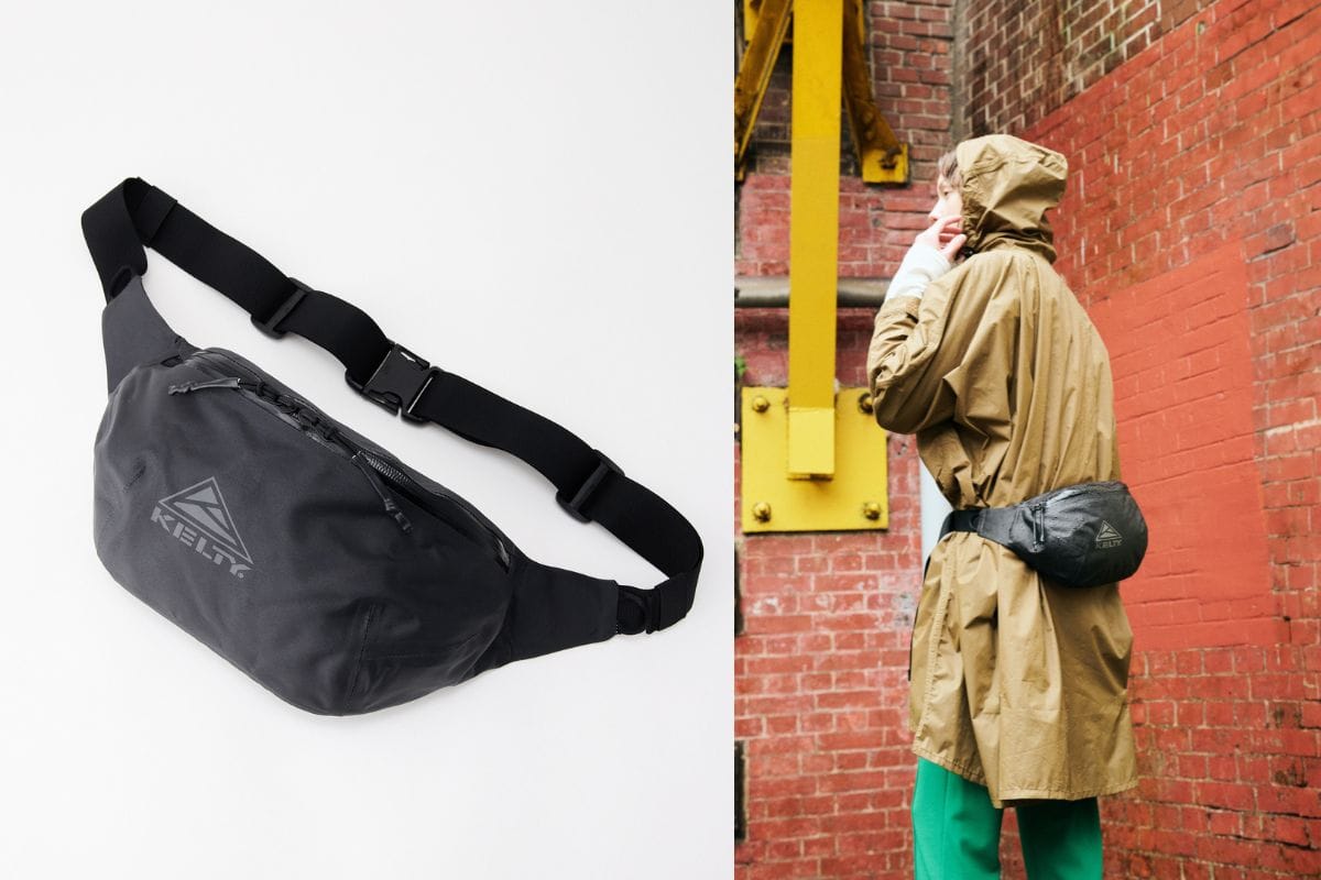 ケルティ「ウォータープルーフ ボディバッグ」¥13,200/H18×W33×D10㎝/4L