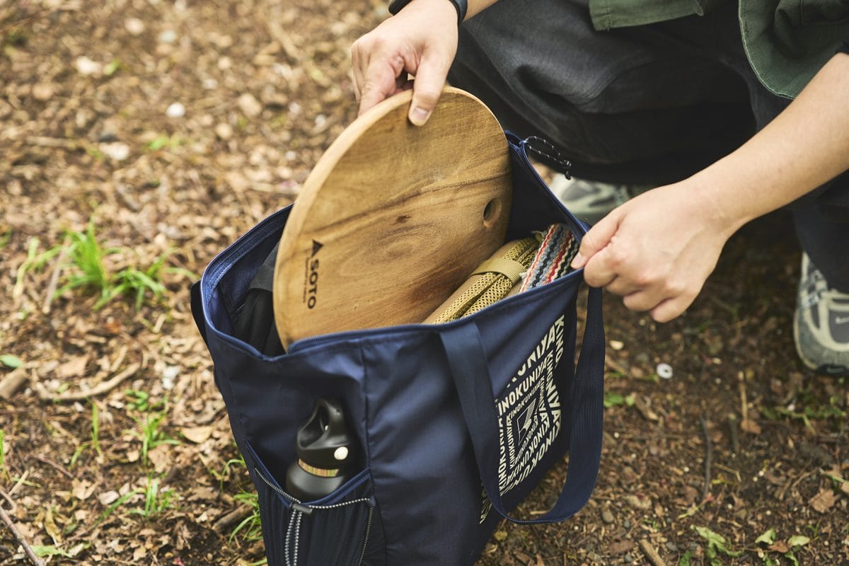 キッチンギアを収納するバッグとして使う