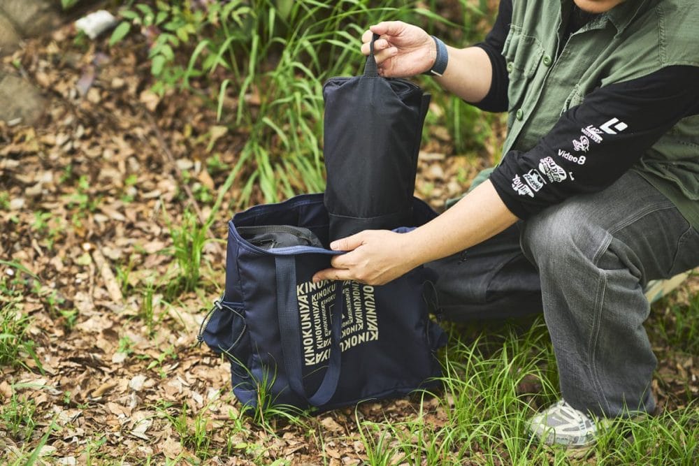 千差万別の使い方ができる万能キャンプバッグ