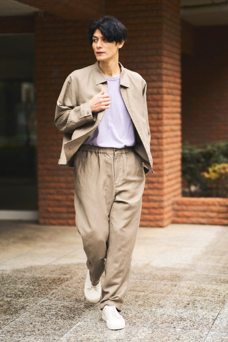 【セットアップ】ドレープ感がおしゃれなカジュアルセットアップ