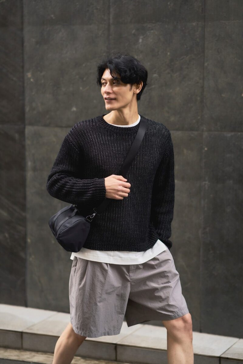 【リラックス】ざっくりセーターで旬の春スタイル！