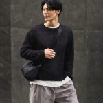 【リラックス】ざっくりセーターで旬の春スタイル！