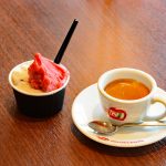 ミュージアムを一通り見学した後にジェラートとコーヒーで一休みも大いにアリ