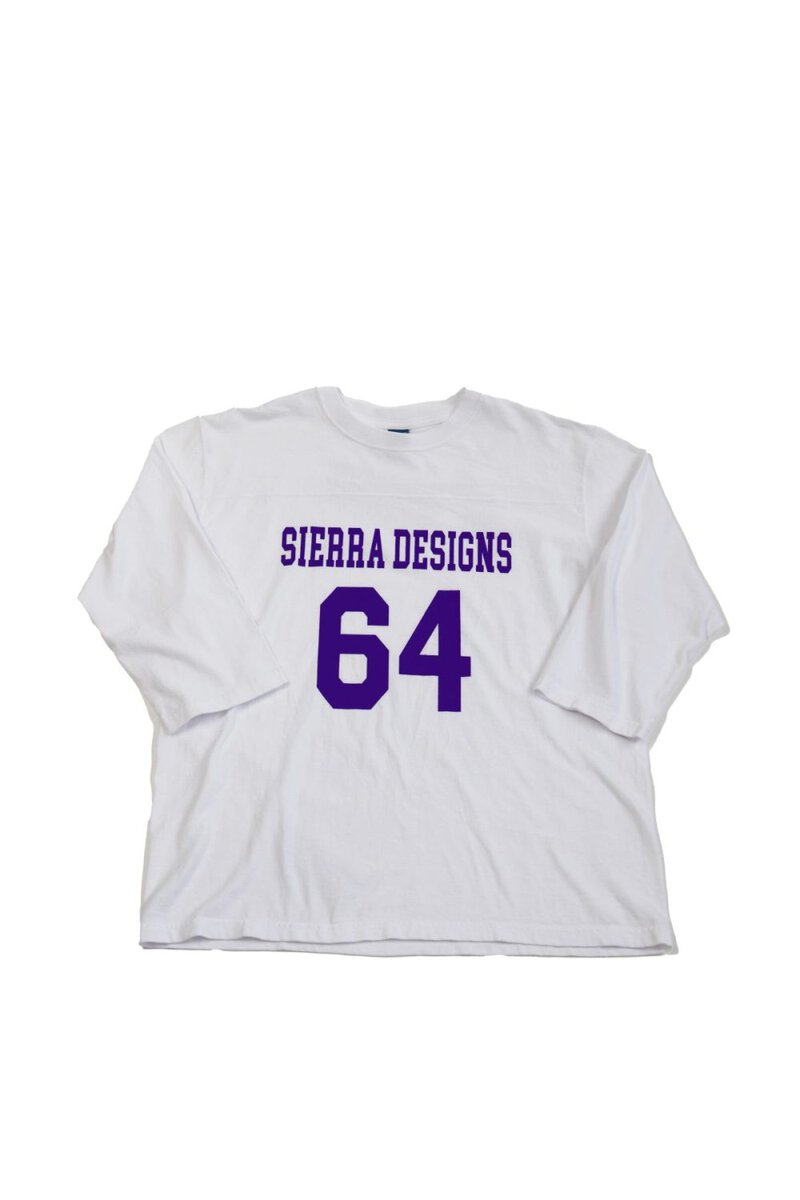 グッドオン×シエラデザインズ「80’s フットボール ティー」￥8,800