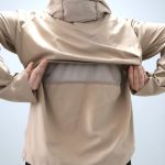 背中部分が通気性がよい