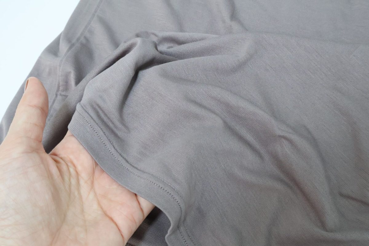 やわらかくサラサラっとした肌触り