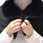 スナップボタンが留められる